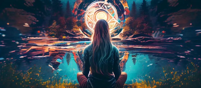 Meditation guided visualize learn